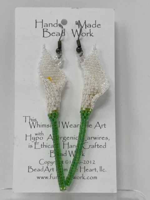 Geometric Drop Earrings for Trend -Calla Lily Earrings