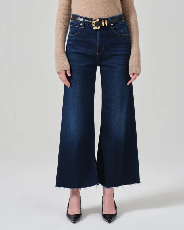 Casual Friday Jeans for Relaxed -Lyra Wide Leg Crop in Lotus