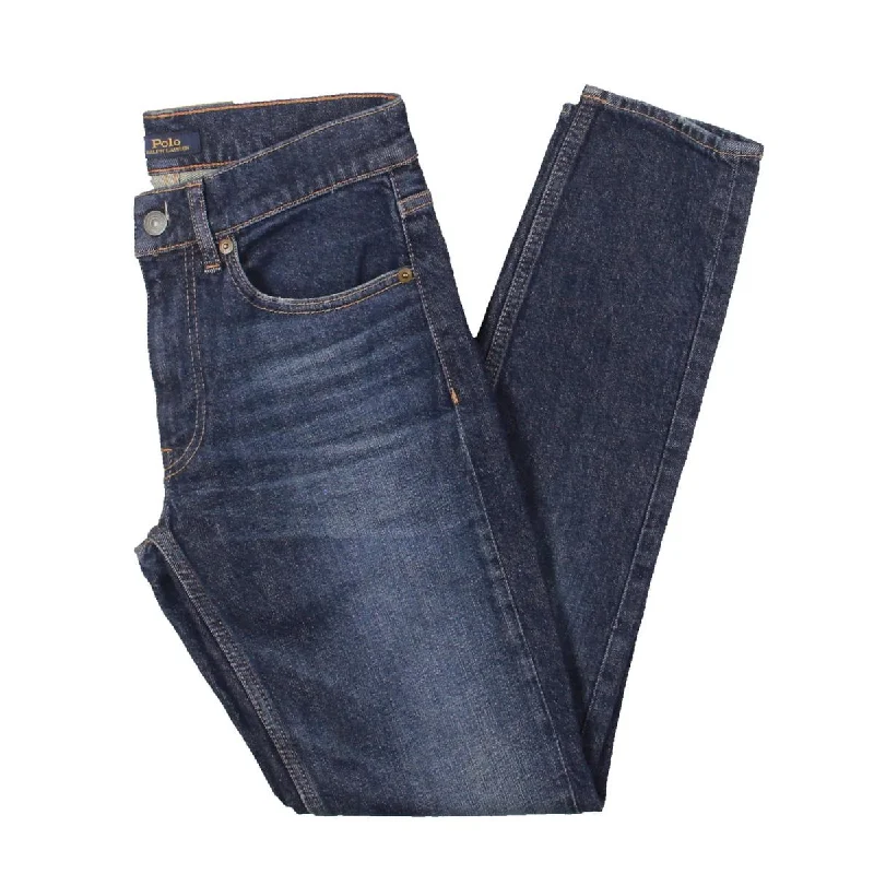 Cycling Jeans for Biking -Polo Ralph Lauren Womens Knit Denim Skinny Jeans