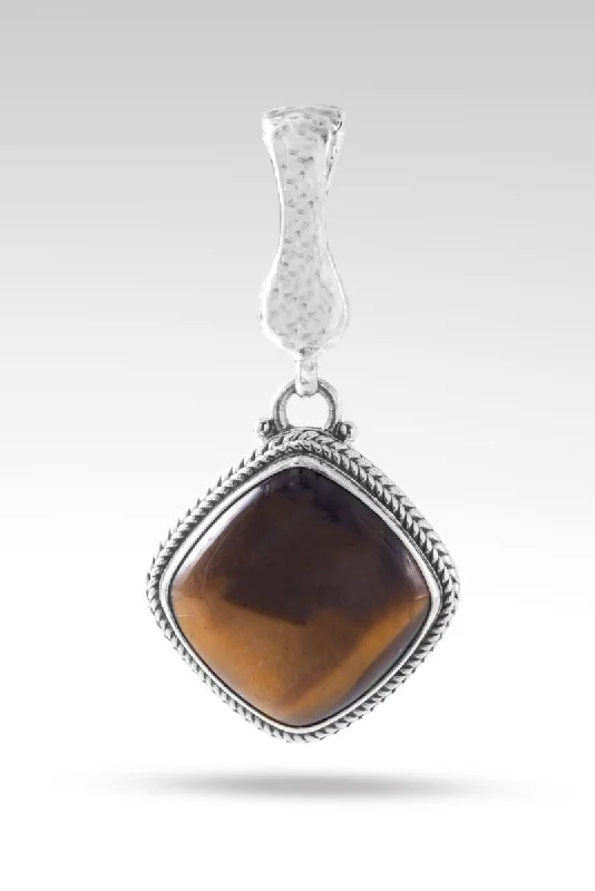 Necklaces and pendants with crescent moon designs for a celestial and mystical feel-Abundance Pendant™ in Tiger's Eye