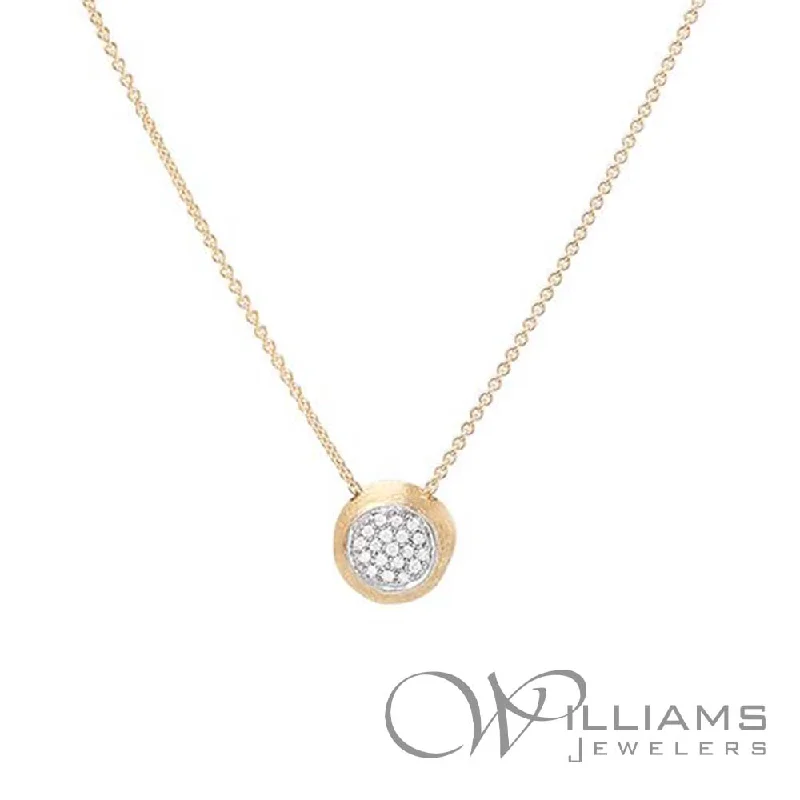 Necklaces and pendants with love knot designs for a romantic, meaningful symbol-Marco Bicego Jaipur 18 Karat Diamond Necklace