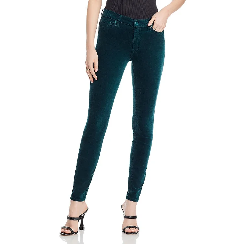 Casual Friday Jeans for Relaxed -7 For All Mankind Womens Velvet High Rise Skinny Jeans