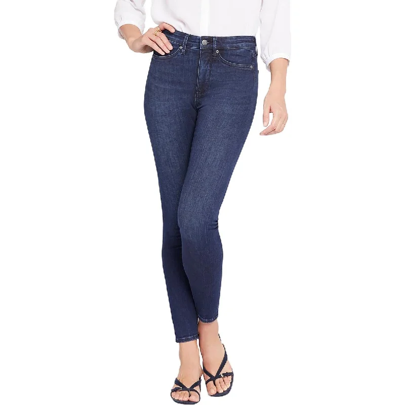 Shorts Jeans for Hot Days -NYDJ Womens Ami High-Rise Dark Wash Skinny Jeans