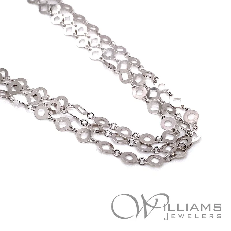 Best necklaces and pendants with art deco elements for a vintage, glamorous design-Williams Signature Sterling Silver Necklace