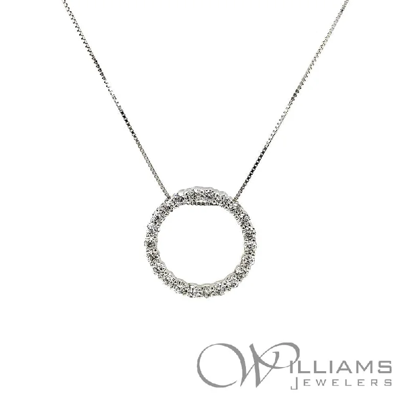 Stunning necklaces and pendants with turquoise and gold for a vibrant, earthy look-Williams Signature 14 Karat Diamond Necklace