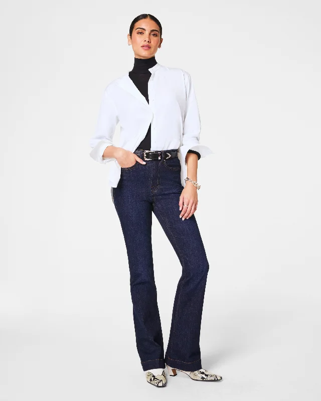 Work Jeans for Tough Jobs -SPANXsculpt™ ReDefine Flare Jeans, Dark Indigo