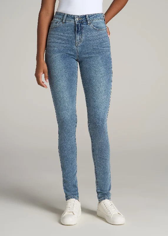 Outdoor Jeans for Adventures -Georgia HIGH RISE SKINNY Tall Women's Jean in Monaco Faded