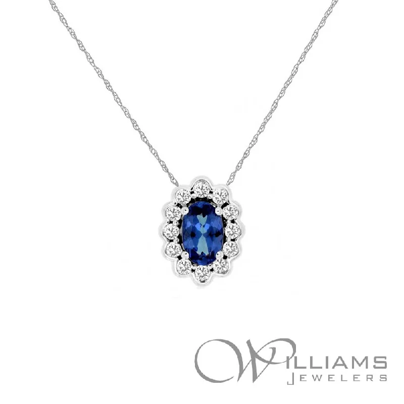 Best necklaces and pendants with matching earrings for a coordinated, elegant look-Williams Signature 14 Karat Tanzanite Necklace