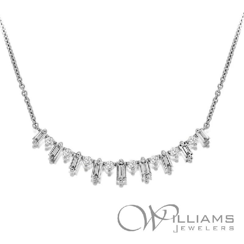 Necklaces and pendants with sun and moon motifs for a celestial-inspired design-Williams Signature 14 Karat Diamond Necklace