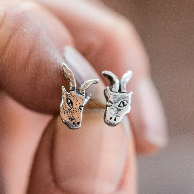 Drop Earrings for Valentine's Day -Foundlings Earrings: Ivy (Goat)