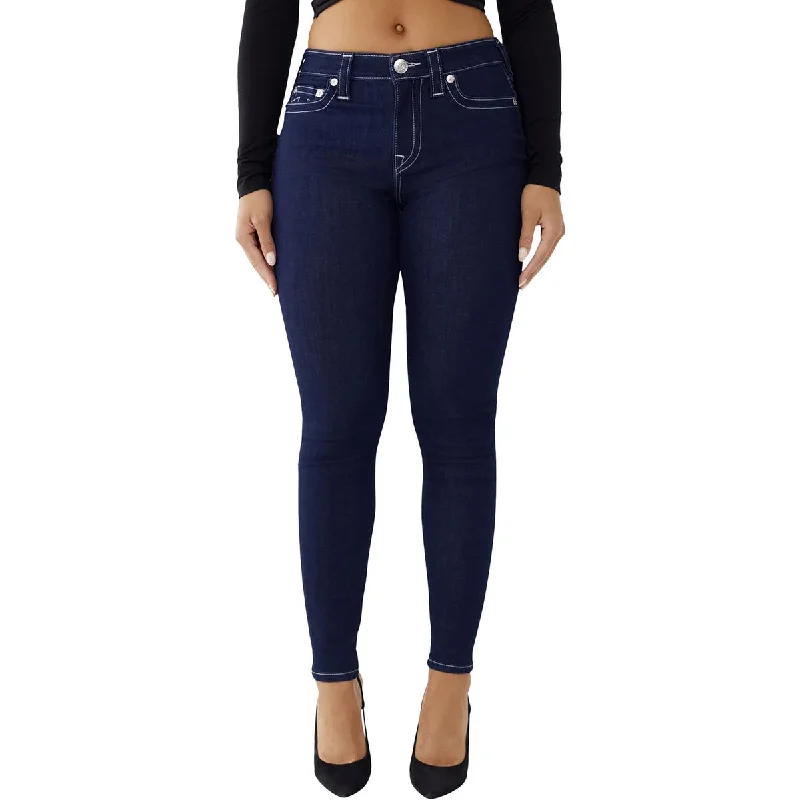 Bootcut Jeans for Flattering -True Religion Womens Mid-Rise Embellished Skinny Jeans