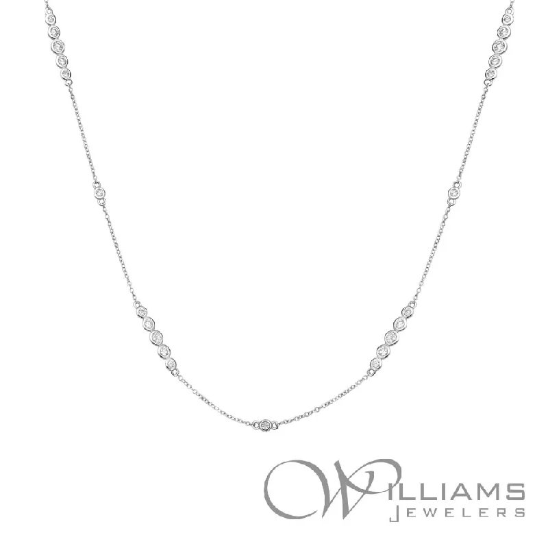 Best necklaces and pendants for weddings with matching designs for bride and groom-Williams Signature 14 Karat Diamond Necklace