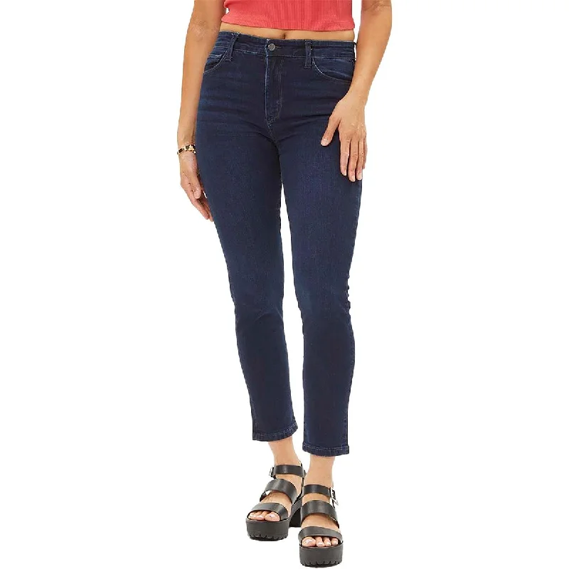 Distressed Jeans for Edgy Style -Joe's Womens Dark Wash Ankle Skinny Jeans