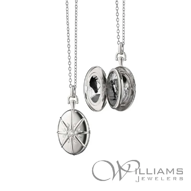 Elegant necklaces and pendants with onyx stones for a sleek, polished look-Monica Rich Kosann Sterling Silver Sapphire Necklace