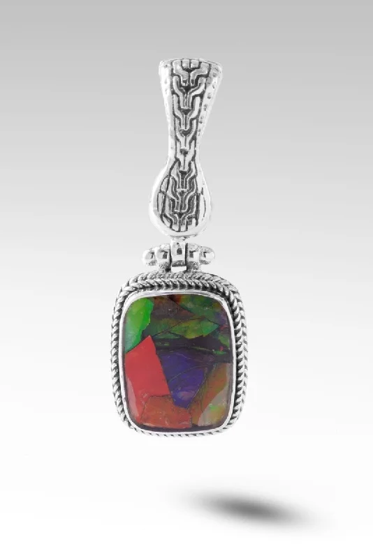 Necklaces and pendants with feather designs for a boho-chic, carefree vibe-Boundless Love Pendant™ in Ammolite Triplet