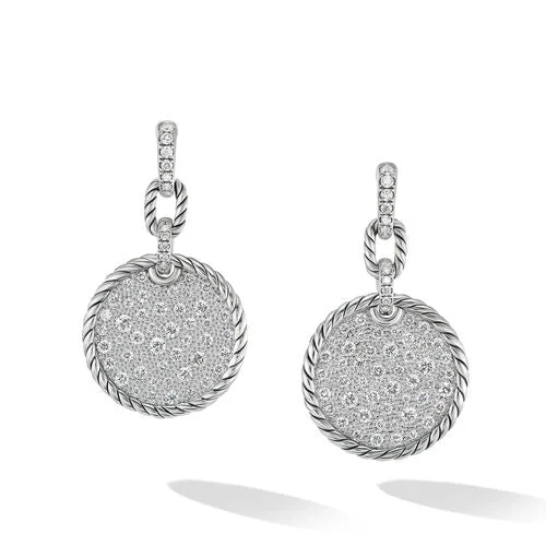 Animal Print Drop Earrings for Fun -DY Elements Convertible Drop Earrings with Pavé Diamonds