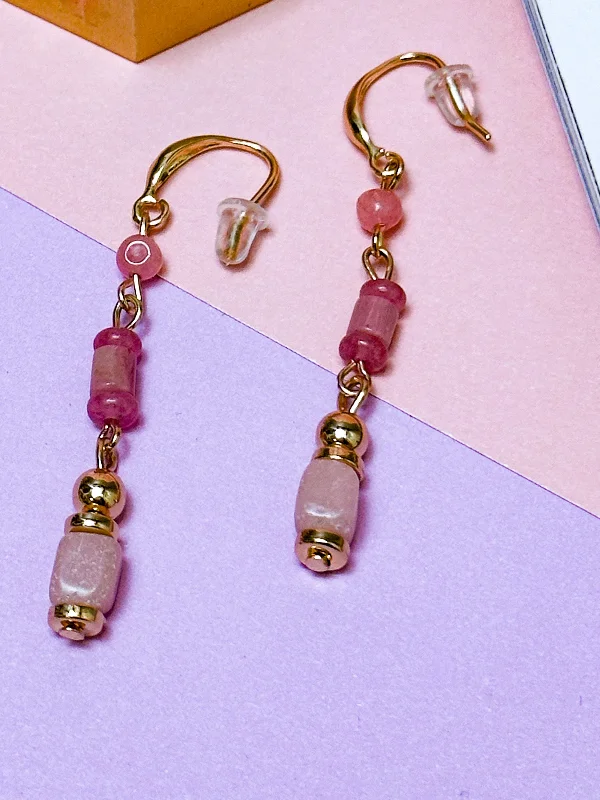 Rose earrings