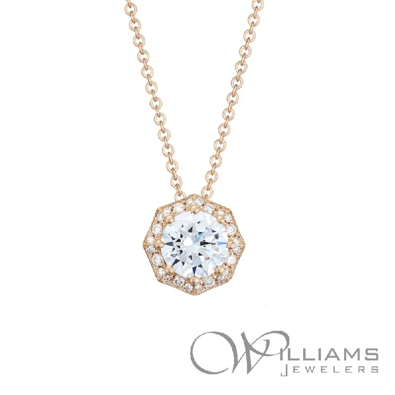 Best necklaces and pendants with statement designs for a fashionable accessory-Tacori Bloom 14 Karat Diamond Necklace