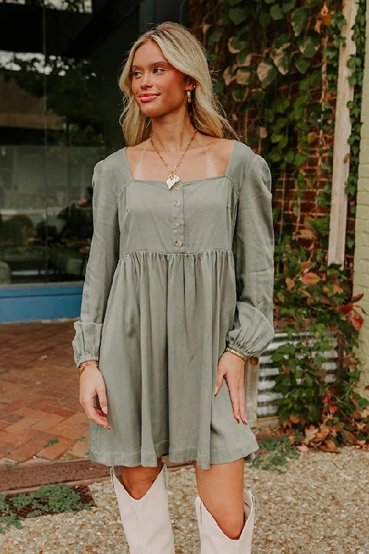 Plus size dresses with breathable layers stay airy -Comfortable plus size dresses for travel -Rustic Bliss Babydoll Mini Dress