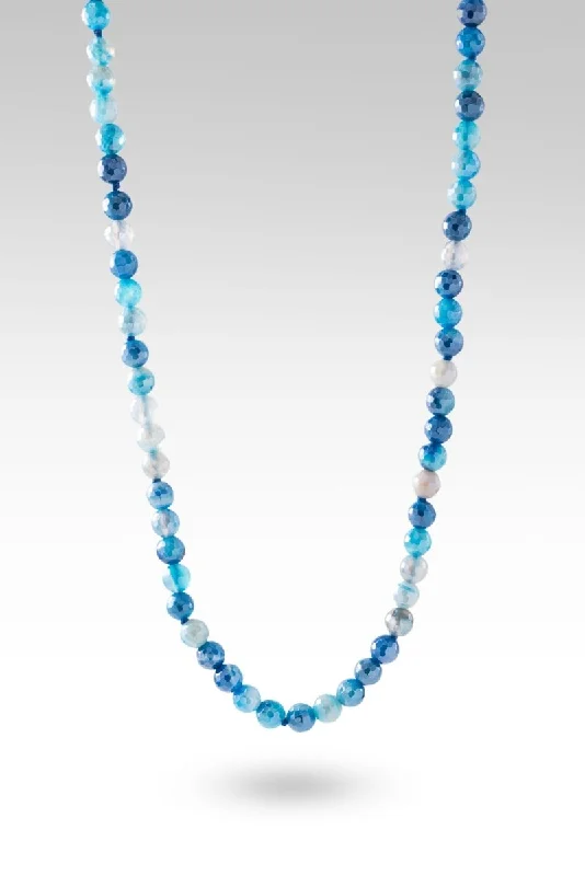 Best necklaces and pendants with minimalist pendants for a sleek, understated look-Beaded Celestial Blue Agate Necklace™ in Janyl Adair