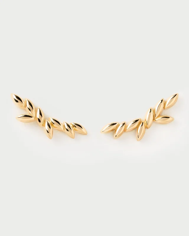 Short Drop Earrings for Subtle -Eva climbing earrings