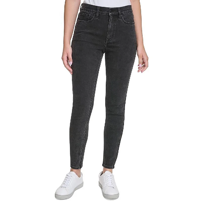 Holiday Jeans for Festive -Calvin Klein Womens High Rise Denim Skinny Jeans