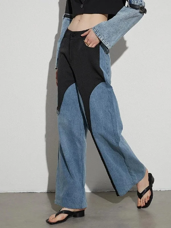 Fringed Jeans for Western -Brekell Streetwear Denim Jeans Pant