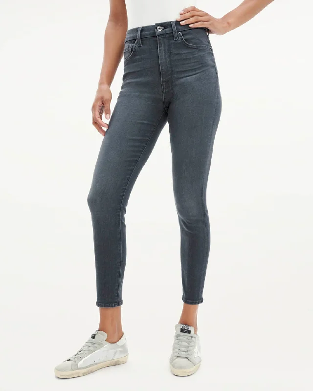 Designer Jeans for Luxury -High Waist Ankle Skinny Jeans