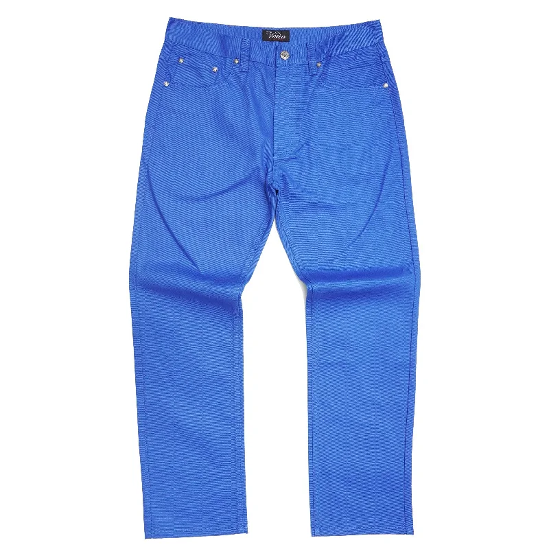 White Jeans for Fresh Look -V1761 Veno Twill Denim Jeans - Royal Blue