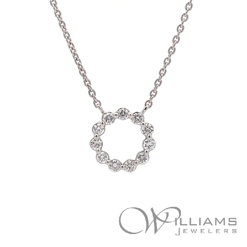 Stunning necklaces and pendants with birthstone pendants for a personal touch-Williams Signature 14 Karat Diamond Necklace