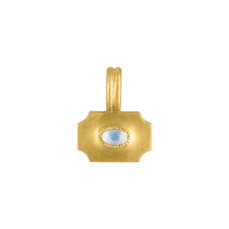 Best necklaces and pendants with minimalist pendants for a sleek, understated look-Small Rainbow Moonstone Ode Pendant