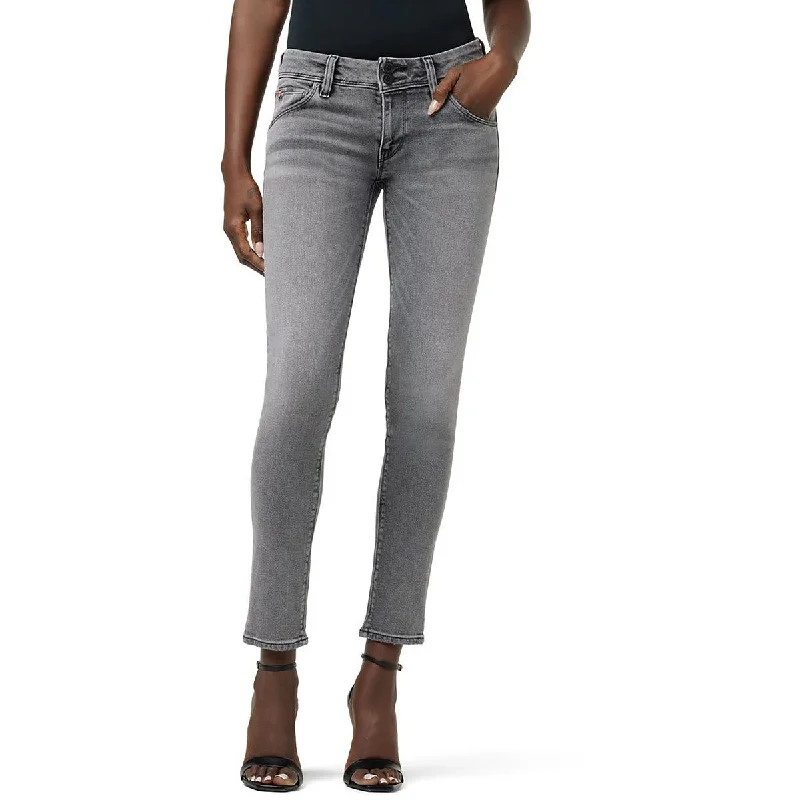 Business Jeans for Dressy -Hudson Womens Collin Mid-Rise Stretch Skinny Jeans