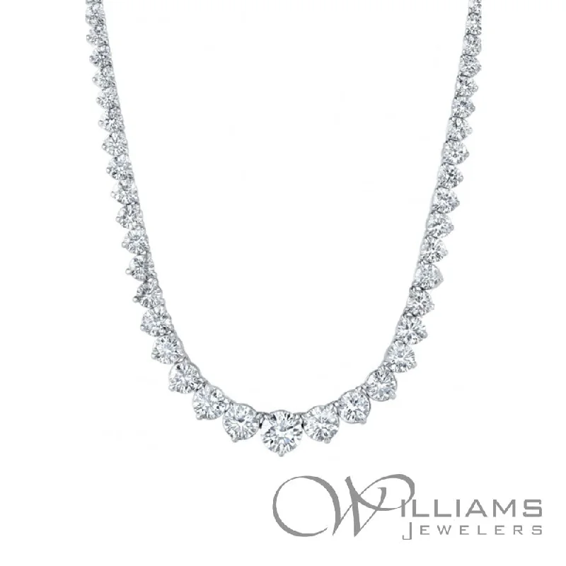 Necklaces and pendants with diamond pendants for a luxurious sparkling effect-Hearts On Fire Signature 18 Karat Diamond Necklace