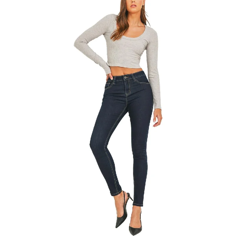 Hiking Jeans for Trail -Rubberband Jeans Womens Heart-York Stretch Denim Skinny Jeans