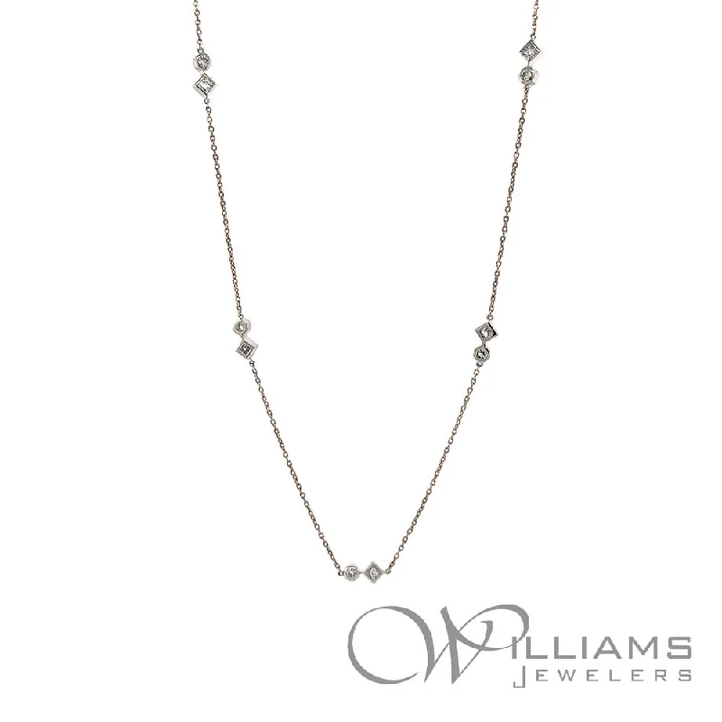 Best necklaces and pendants with layered designs for a chic, stacked look-With Love 14 Karat Diamond Necklace