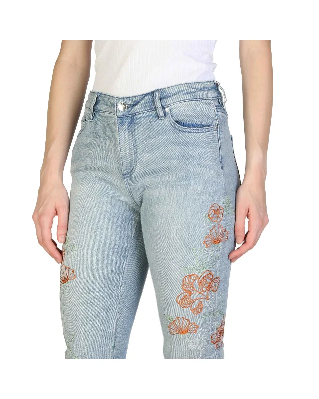 Christmas Jeans for Seasonal -Armani Exchange Women's Floral Skinny Jeans