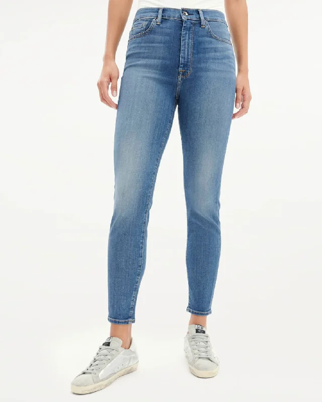 Fashion Jeans for Trendsetter -High Waist Ankle Skinny Jeans