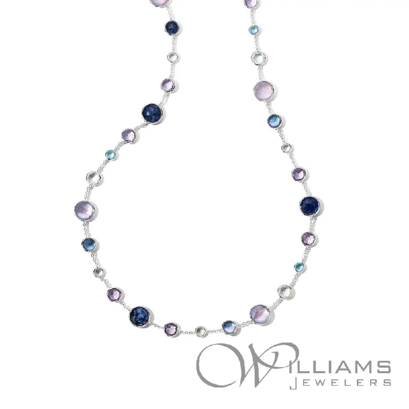 Stunning necklaces and pendants with amethyst gemstones for a calming effect-Ippolita Lollipop Sterling Silver Multi-Gem Necklace