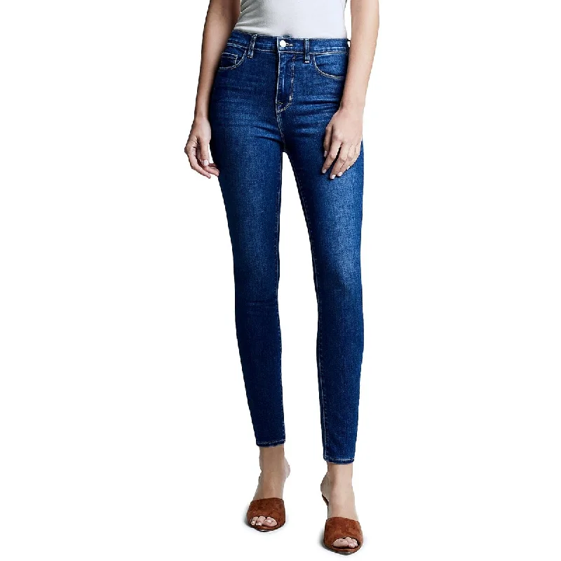 Graduation Jeans for Milestone -L'Agence Womens Monique Ultra High Rise Medium Wash Skinny Jeans