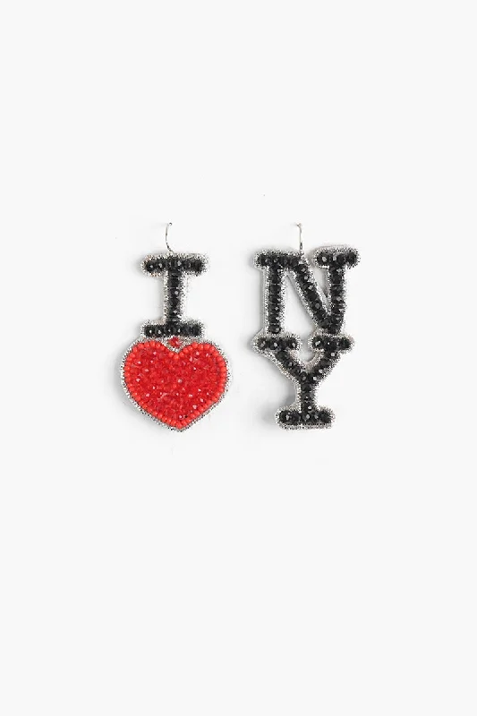 Leverback Drop Earrings for Comfort -NY Beaded Earrings