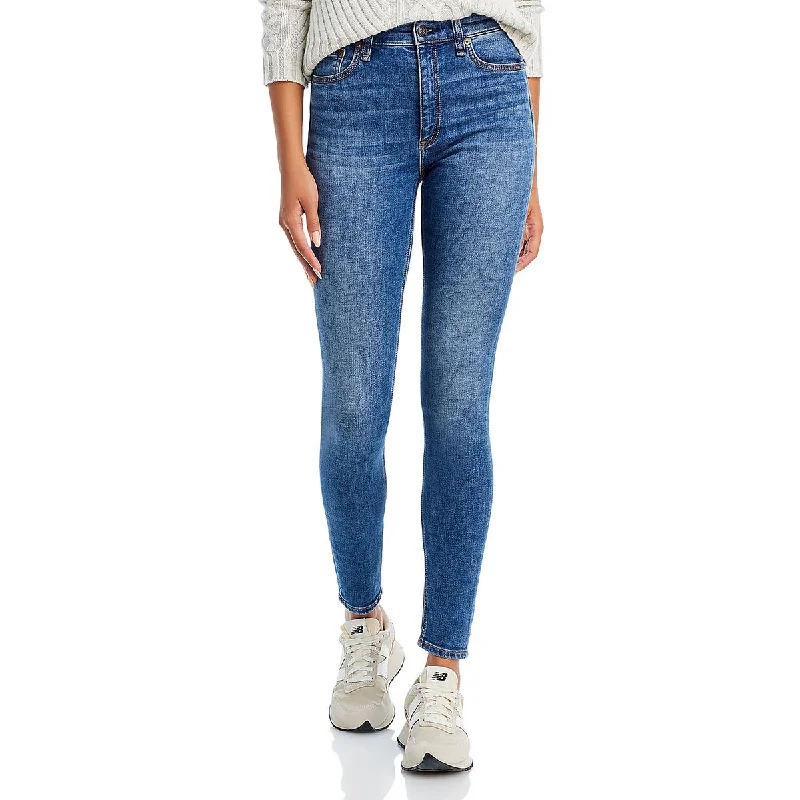 Cutoff Shorts Jeans for Fun -Rag & Bone Womens Nina High Rise Denim Skinny Jeans