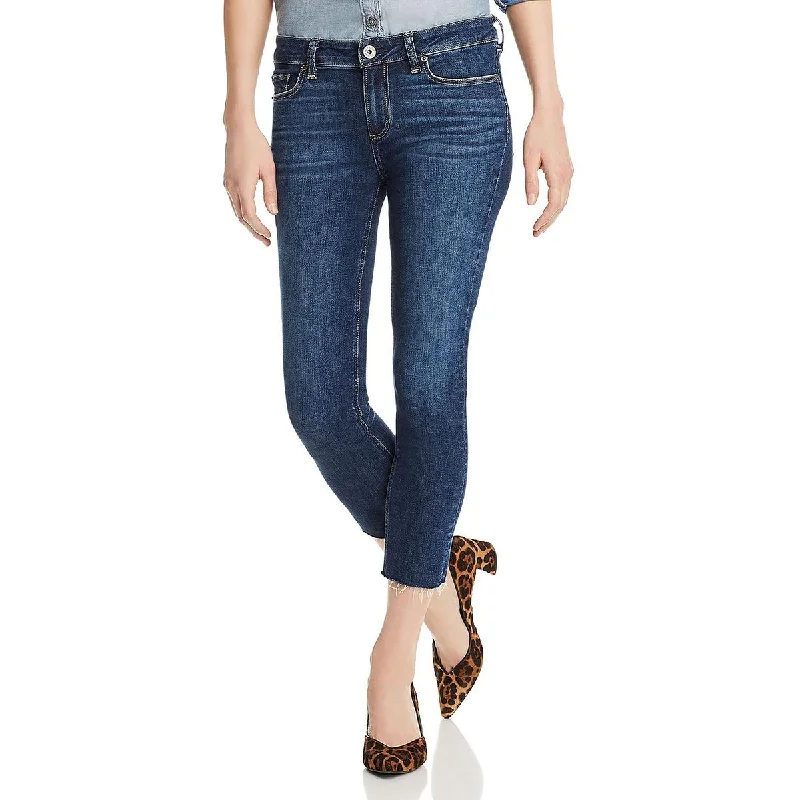 Capri Jeans for Beach Style -Paige Womens Mid Rise Cropped Skinny Jeans