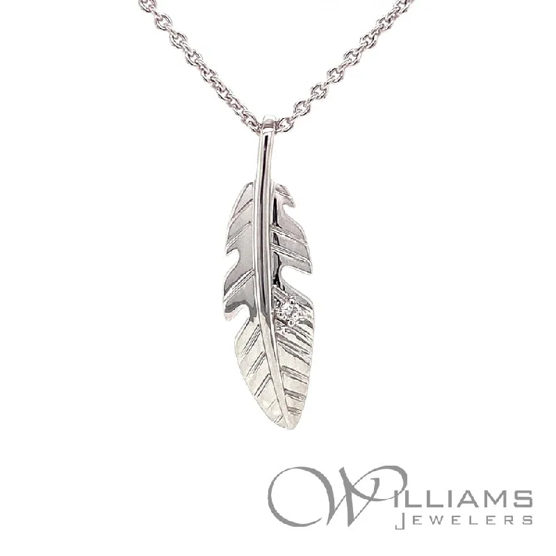 Best necklaces and pendants with matching rings for a coordinated jewelry set-Williams Signature Sterling Silver Diamond Necklace