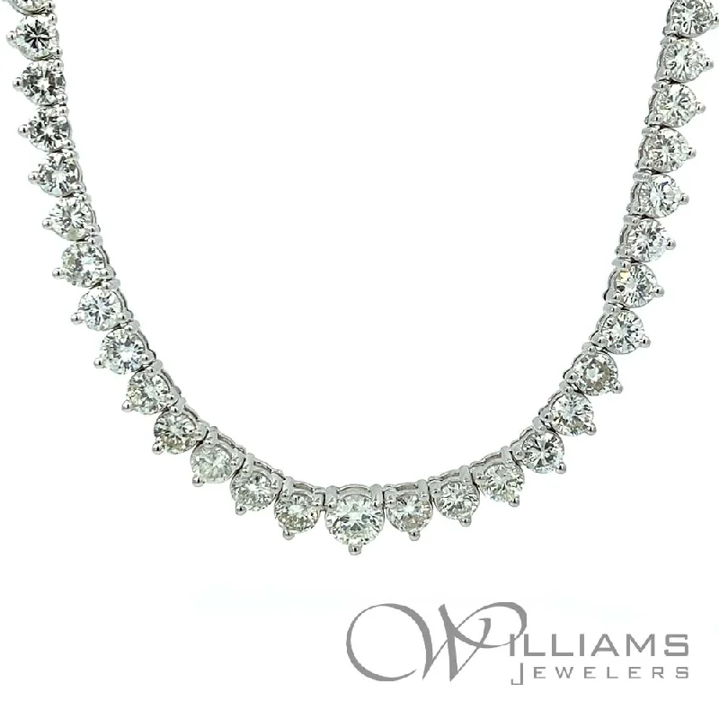 Personalized necklaces and pendants with coordinates for a meaningful location-based gift-Williams Signature 14 Karat Diamond Necklace