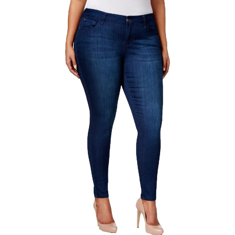 Fashion Jeans for Trendsetter -Celebrity Pink Womens Petites Dawson Plus Denim Skinny Jeans