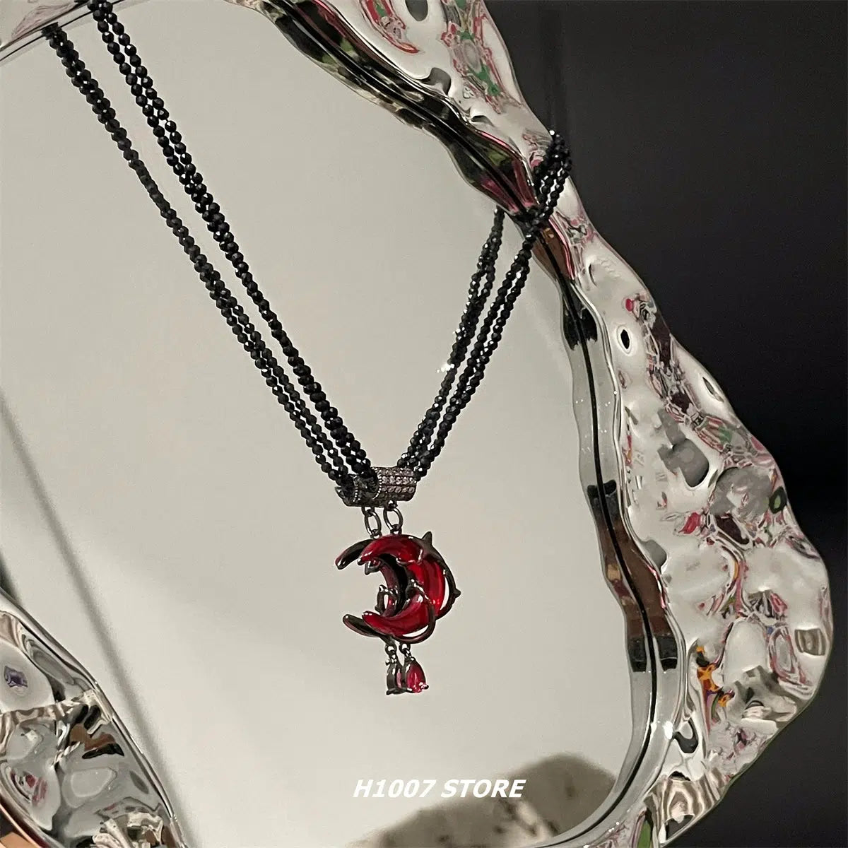 Red Moon Necklace