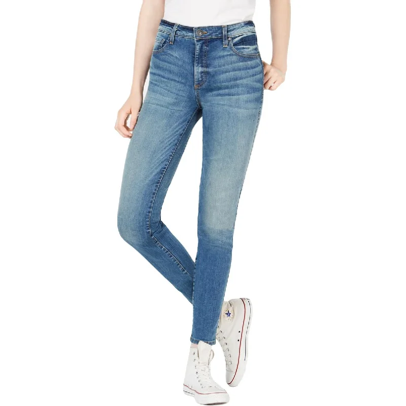 Travel Jeans for On-the-go -Kut From The Kloth Womens Solid High Rise Skinny Jeans