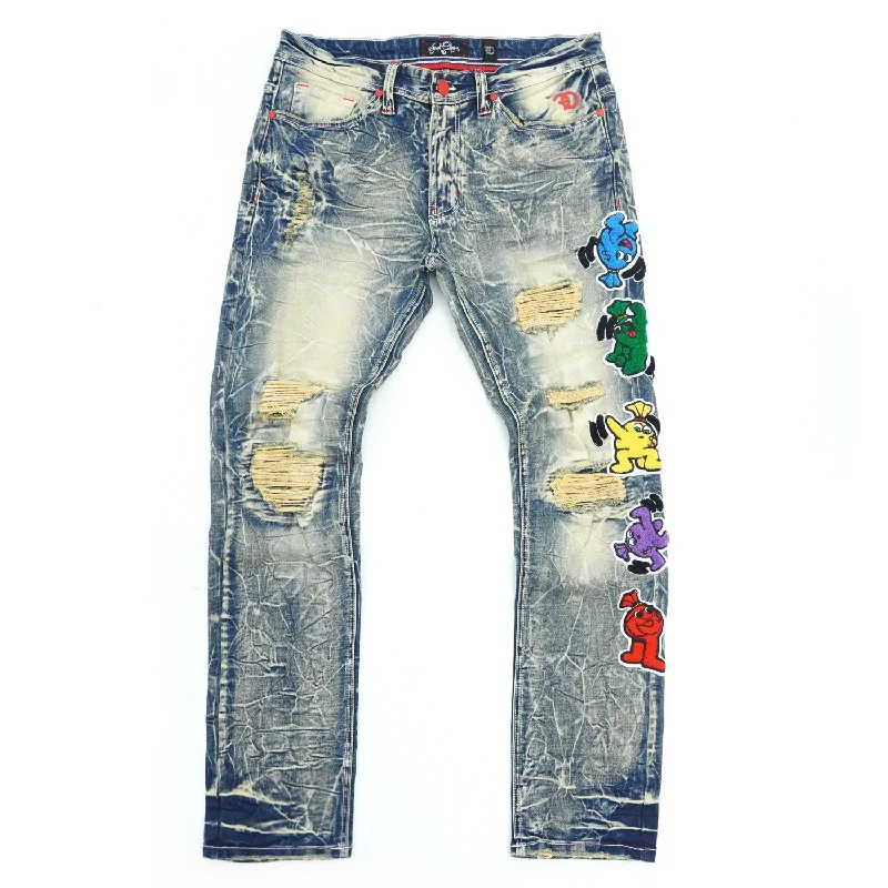 Shorts Jeans for Hot Days -F1750 Frost Money Dance Denim Jeans - Dirt