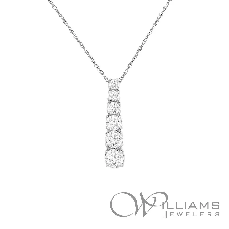 Best necklaces and pendants with floral designs for a feminine and elegant feel-Williams Signature 14 Karat Diamond Necklace