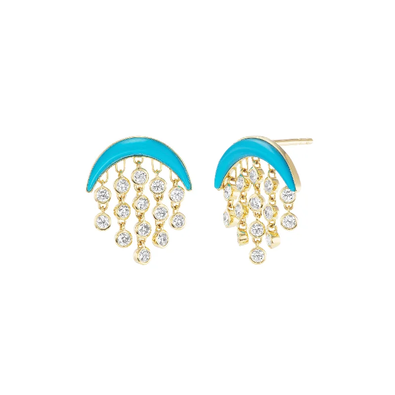 Drop Earrings for Office Wear -Baby Fringe Earrings